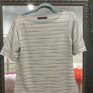 Short sleeve top shimmery top from The limited